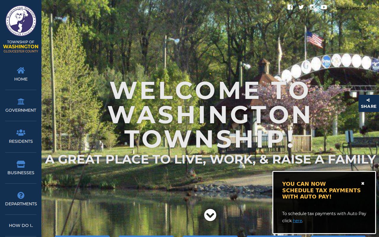 Washington Township criminal records office and police complex